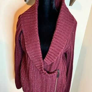 Womens Harley Davidson knit sweater w logo zip